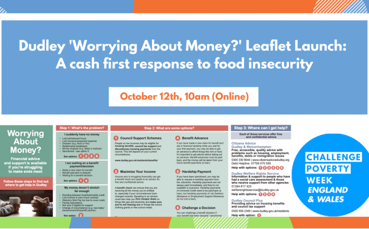  Dudley ‘Worrying about Money?’ Leaflet Launch